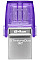 Накопичувач Kingston   64GB USB 3.2 Type-A Gen1 + Type-C DT microDuo 3C R200MB/s