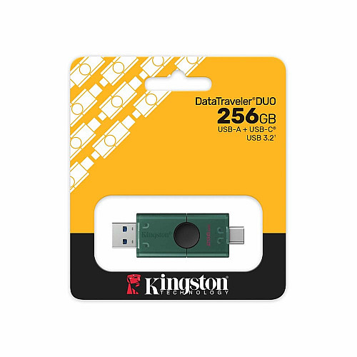 Накопитель Kingston 256GB USB 3.2 Type-A+Type-C DT DuoG2