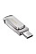 Накопичувач SanDisk  512GB USB 3.1 Type-A + Type-C Dual Drive Luxe Срібний