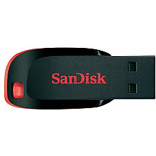 Накопичувач SanDisk   32GB USB 2.0 Type-A Cruzer Blade Чорний