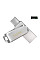 Накопичувач SanDisk  512GB USB 3.1 Type-A + Type-C Dual Drive Luxe Срібний