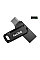 Накопичувач SanDisk  512GB USB 3.1 Type-A + Type-C Ultra Dual Drive Go Чорний