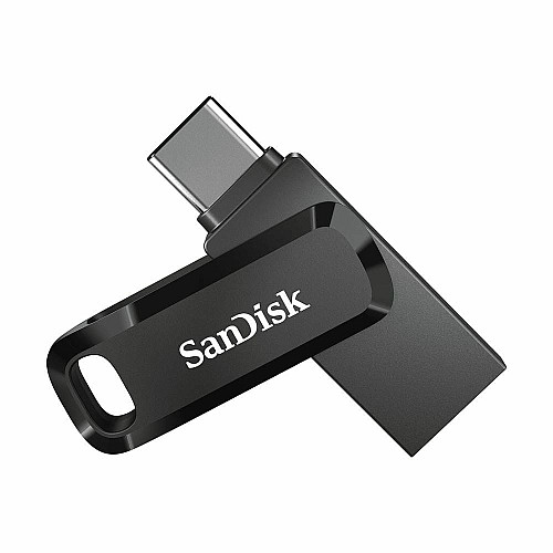 Накопитель SanDisk 64GB USB 3.1 Type-A + Type-C Ultra Dual Drive Go Черный