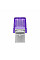 Накопичувач Kingston  128GB USB 3.2 Type-A Gen1 + Type-C DT microDuo 3C R200MB/s