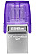 Накопичувач Kingston  256GB USB 3.2 Type-A + Type-C DT microDuo 3C R200MB/s