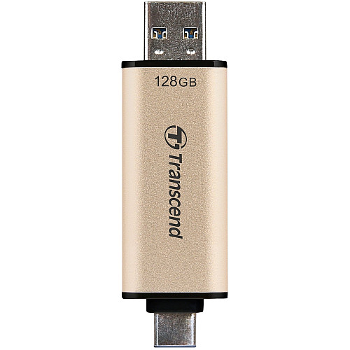 Накопитель Transcend 128GB USB 3.2 Type-A + Type-C JetFlash 930 R420/W400MB/s Черный