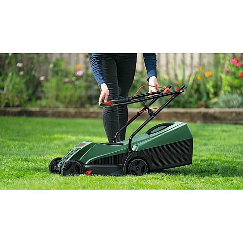 Газонокосилка сетевая Bosch EasyRotak 32-205 1200Вт 32см 31л 25-65мм 11.1кг