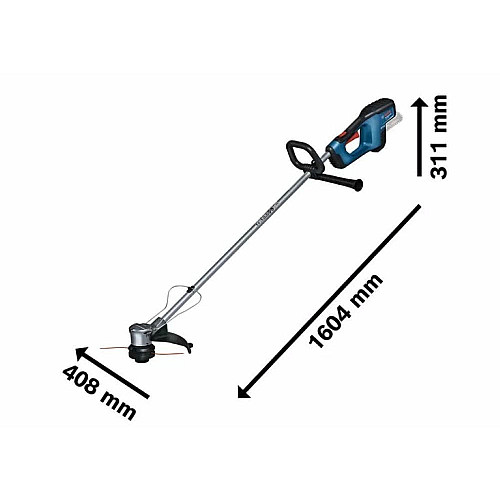 Триммер садовый аккумуляторный Bosch Professional GRT 18V-33 18V 33см 3.5кг без АКБ и ЗП