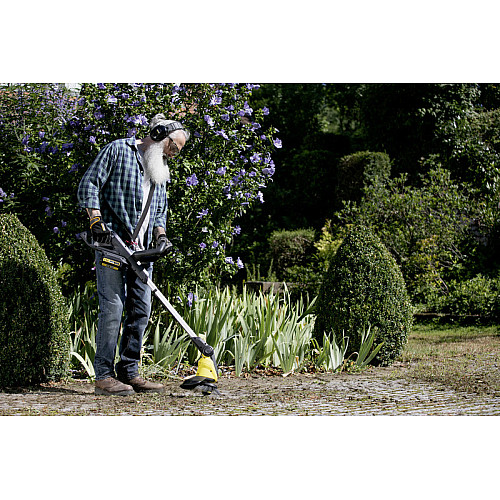 Тример садовий акумуляторний Karcher WRE 18-55 для видалення бур'янів 18В 2.85кг без АКБ та ЗП