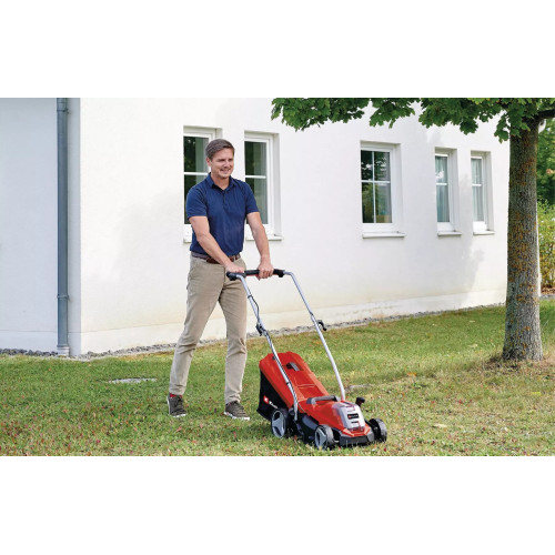 Газонокосарка акумуляторна Einhell GE-CM 18/33 Li- Solo 18В 33см 25-65мм 30л 10.1кг без АКБ та ЗП