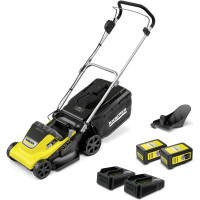 Газонокосарка акумуляторна Karcher LMO 4-18 Dual 18В акб 1х5А·год 37см 25-65мм