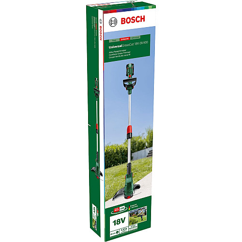 Триммер садовый аккумуляторный Bosch UniversalGrassCut 18V-26-500 1х2.5А·час 26см ЗП AL 18V-20 3.5кг