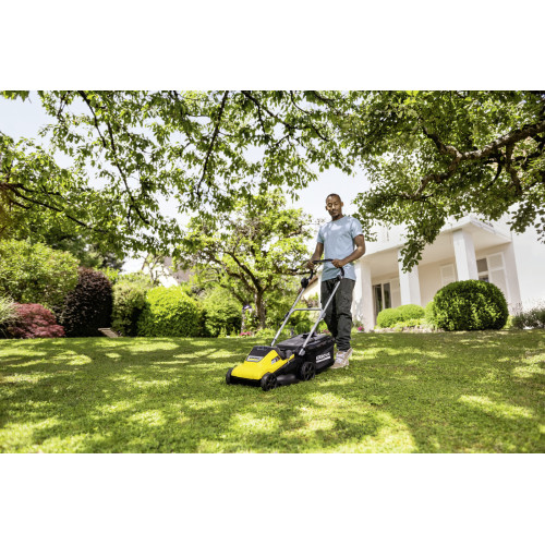 Газонокосарка акумуляторна Karcher LMO 4-18 Dual 18В акб 1х5А·год 37см 25-65мм