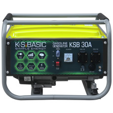 Генератор бензиновий Konner&Sohnen BASIC KSB 30A, 230В, 2.8кВт, ручний стартер, 36.2кг