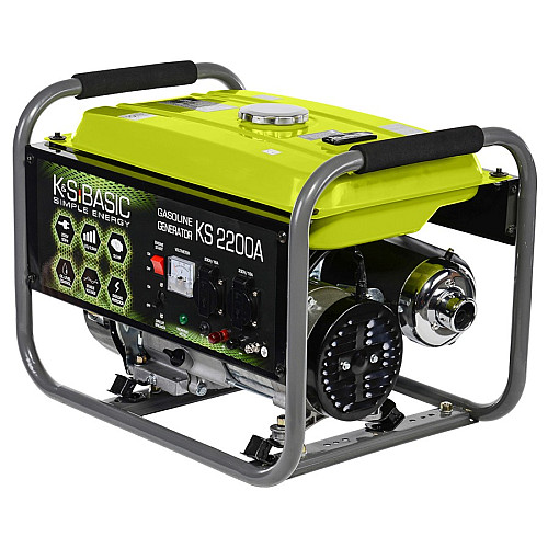 Генератор бензиновий Konner&Sohnen KSB 2200A, 230В, 2.0 кВт, ручний стартер, 33.2кг