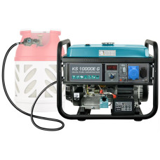 Генератор газобензиновий Konner&Sohnen KS 10000E G, LPG 230В, 8.0кВт, електростартер, 87кг