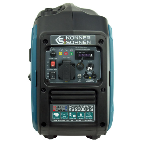Генератор газобензиновий інверторний Konner&Sohnen KS 2000iG S LPG, 230В, 2.0кВт, ручний стартер, 19кг