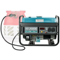 Генератор газобензиновий Konner&Sohnen KS 3000G LPG, 230В, 3.0кВт, ручний стартер, 45.4кг