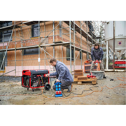 Бензиновый генератор Einhell TC-PG 8000 230В/400В, 3.3/8.0кВт, электростартер, AVR 25л, 96.74кг