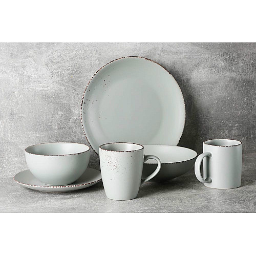 Тарілка супова ARDESTO Lucca Illusion blue, 20см, кераміка, синій