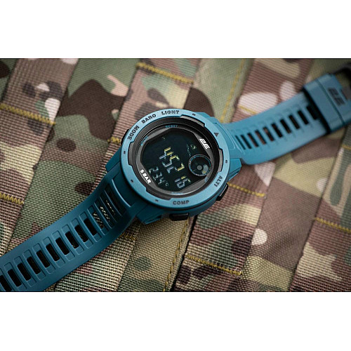Тактичний годинник 2E Delta X Blue з компасом та крокоміром