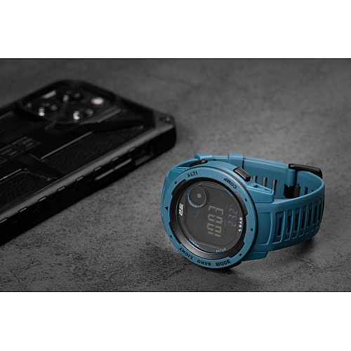 Тактичний годинник 2E Delta X Blue з компасом та крокоміром