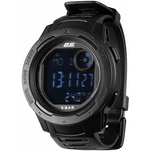 Тактичний годинник 2E Delta X Black з компасом та крокоміром