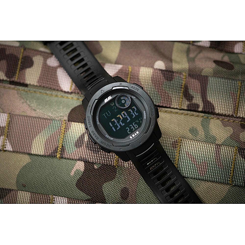 Тактичний годинник 2E Delta X Black з компасом та крокоміром