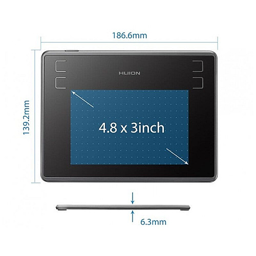 Графічний планшет Huion 4.8