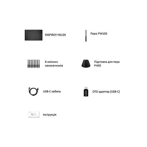 Графічний планшет Huion 10