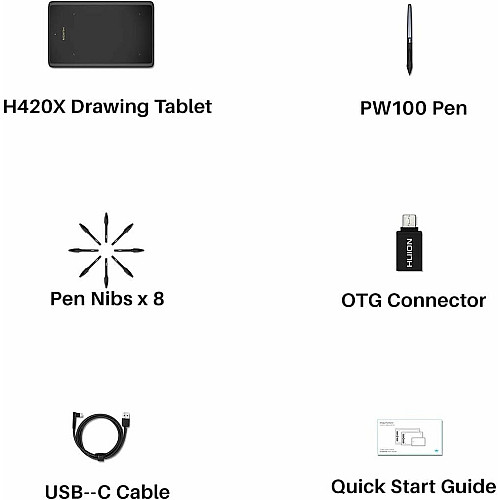 Графічний планшет Huion 4.17
