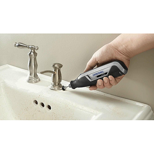 Шліфмашина шліфувально-гравірувальна акумуляторна Dremel Lite 7760-15 3.6В 1х2А·год 8000-25000об/хв 15 насадок 195см ЗП USB 0.27кг