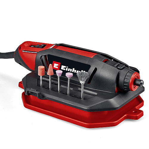 Шліфувально-гравірувальний пристрій Einhell TC-MT 150E 150Вт 10000-35000об/хв гнучкий вал, набір насадок 0.56кг
