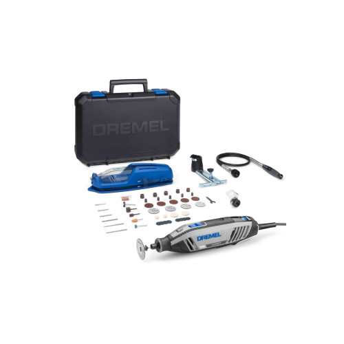Шліфмашина шліфувально-гравірувальна Dremel 4250 3-45 175В 5000-35000об/хв 45 насадок + 3 приставок кейс 0.70кг