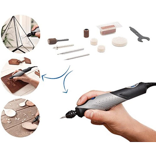 Шліфмашина шліфувально-гравірувальна Dremel Stylo+ 2050-15 9Вт 5000-22000об/хв 15 насадок 16см 0.11кг