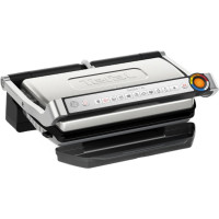 Гриль Tefal прижимний OptiGrill+ XL 2000Вт, темп. режимів-4, з`ємні пластини, алюміній, метал
