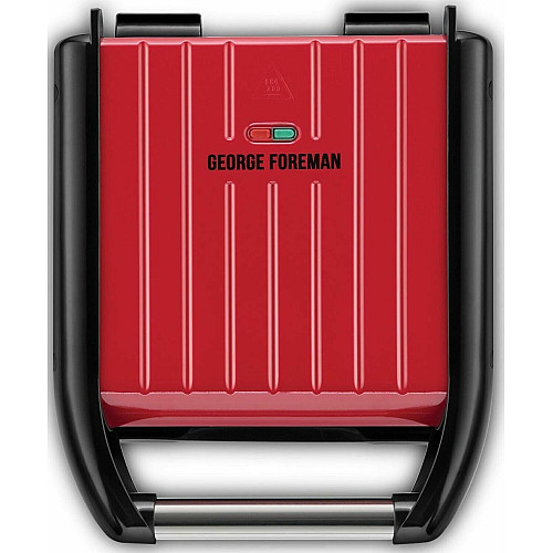 Гриль Russell Hobbs прижимной Compact Steel 1200Вт, темп. режимов-1, металл, красно-черный