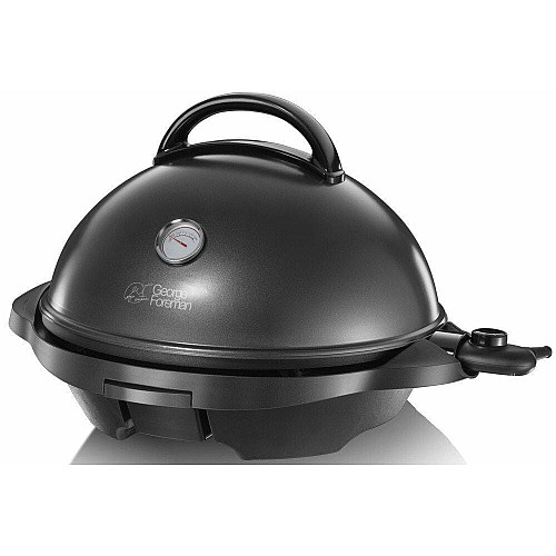 Гриль Russell Hobbs барбекю Indoor Outdoor 2400Вт, темп. режимов-5, диаметр-43.5см, съемные пластины, металл, черный