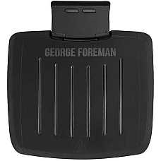 Гриль George Foreman прижимний  Immersa Small, 1100Вт, темп. режимів-1, з`ємні пластини, метал, пластик, чорний