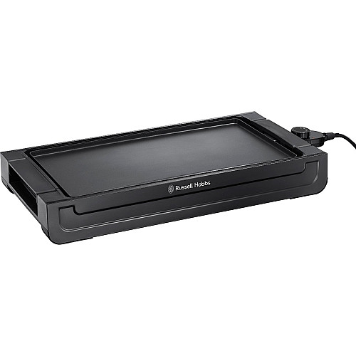 Гриль Russell Hobbs барбекю Fiesta 1500Вт, темп. режимів-5, з`ємні пластини, пластик, чорний