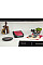 Гриль Russell Hobbs прижимной Compact Steel 1200Вт, темп. режимов-1, металл, красно-черный
