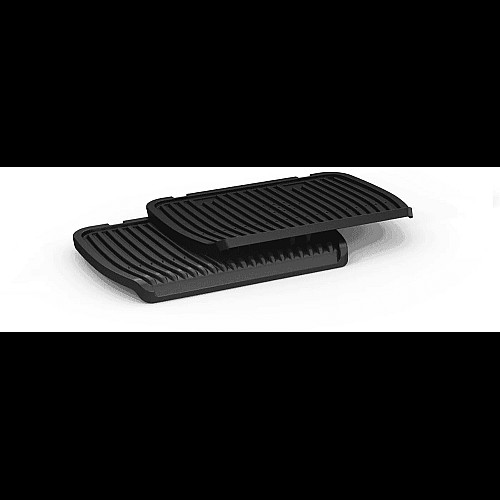 Гриль Tefal прижимной OptiGrill+ 2000Вт, темп. режимов-4, съемные пластины, алюминий, металл