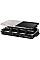 Гриль Russell Hobbs раклетниця Multi Raclette 3in1, 1400Вт, 8 сковорідок, нерж.сталь, чорний