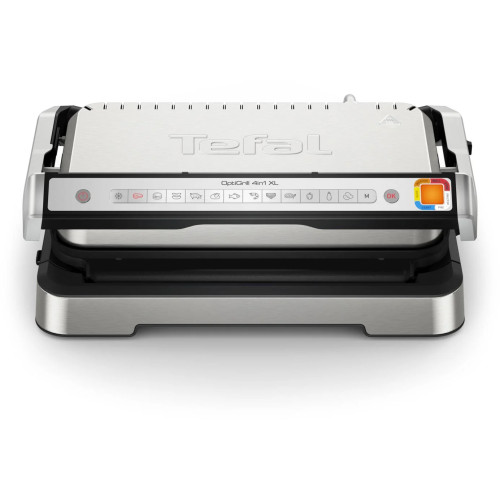 Гриль Tefal прижимний OptiGrill 4in1 XL 2200Вт, темп. режимів-4, з`ємні пластини, форма для випічки, метал
