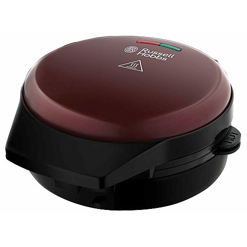 Мультимейкер Russell Hobbs Fiesta 950Вт, алюминий, 3 пластины, корпус-нержав.сталь/пластик, бордо