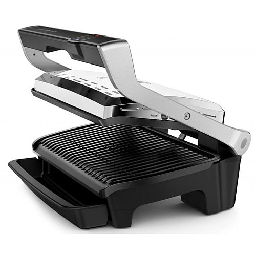 Гриль Tefal прижимной OptiGrill Elite XL 2200Вт, темп. режимов-16, съемные пластины, металл