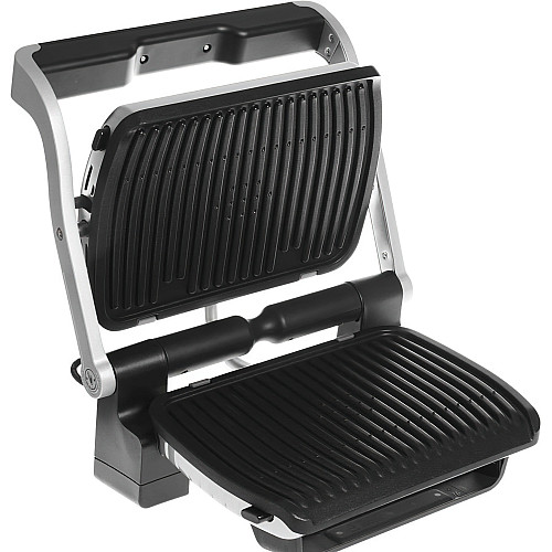 Гриль Tefal притискний OptiGrill+ Initial 2000Вт, темп. режимів-5, знімні пластини, метал
