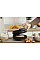 Мини-гриль Gorenje 1000Вт, алюминий, пластина д/вафель, корпус-металл, черный