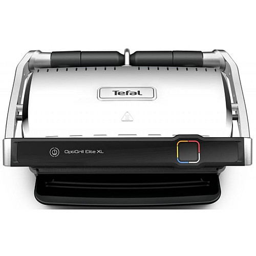 Гриль Tefal прижимной OptiGrill Elite XL 2200Вт, темп. режимов-16, съемные пластины, металл