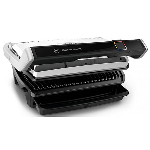 Гриль Tefal прижимной OptiGrill Elite XL 2200Вт, темп. режимов-16, съемные пластины, металл